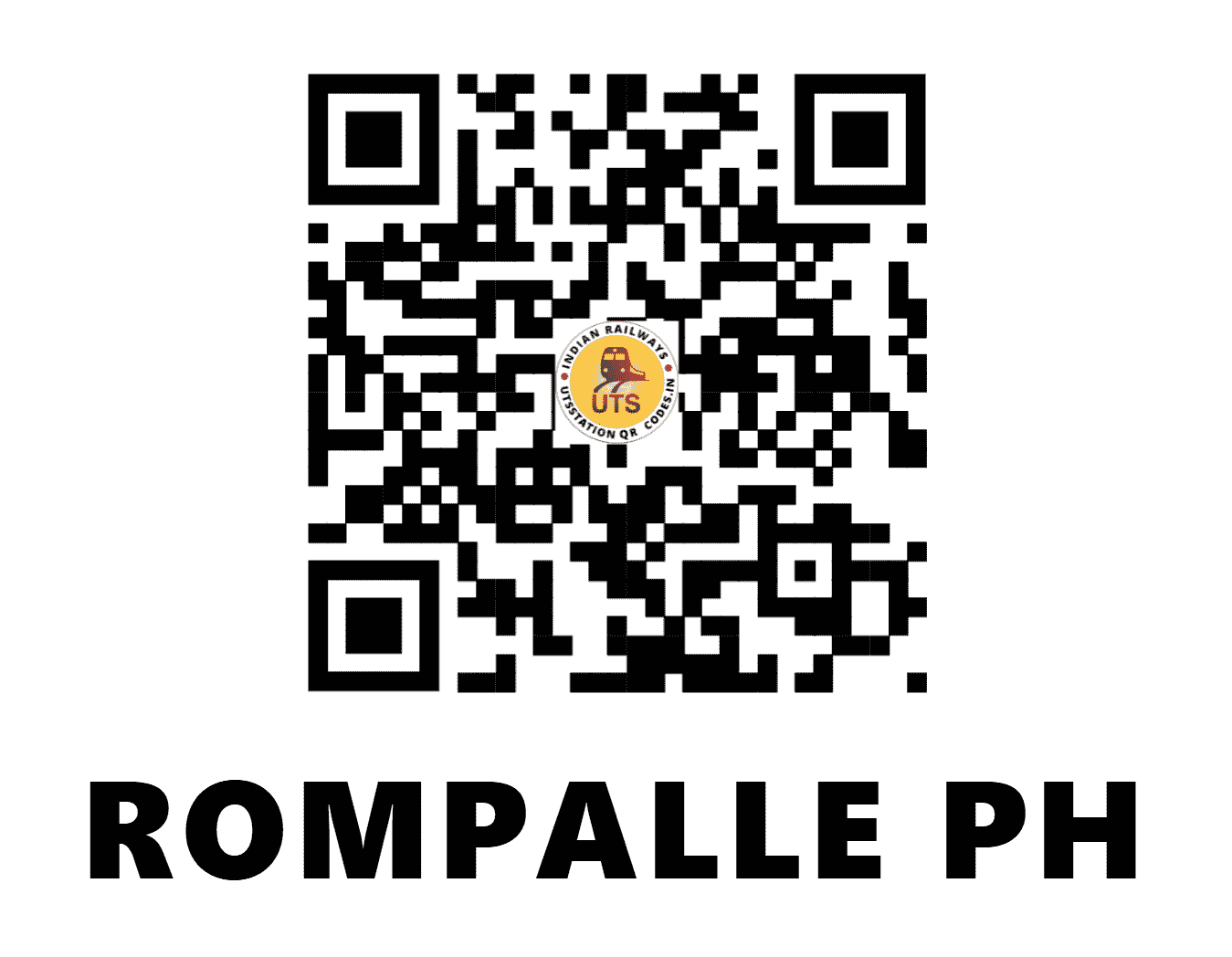 UTS QR Code for ROMPALLE PH - RML - EO (ANDHRA PRADESH)